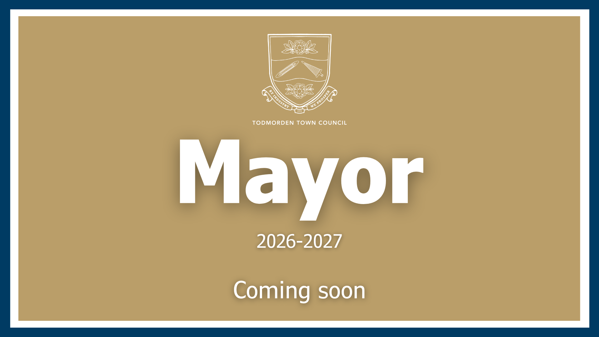 A graphic that says "Mayor 2026-2027 Coming Soon"