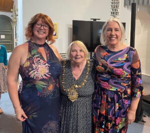 The Mayor with Mel & C at St. Mary's Church